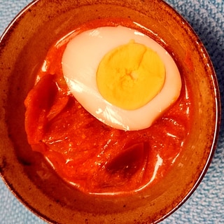 トマト缶で作る卵カレー